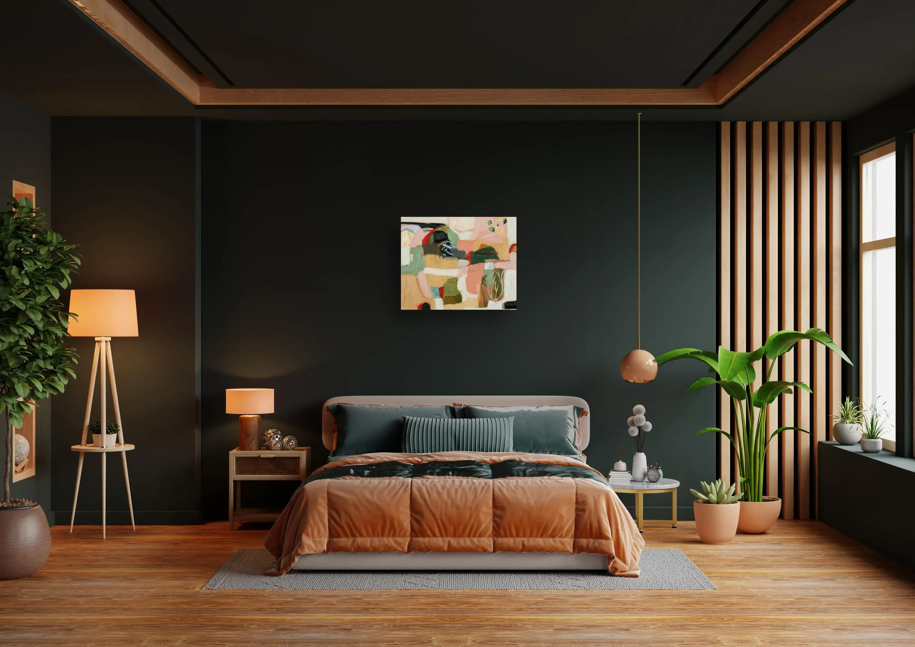 Take Me There on Bedroom dark green.webp