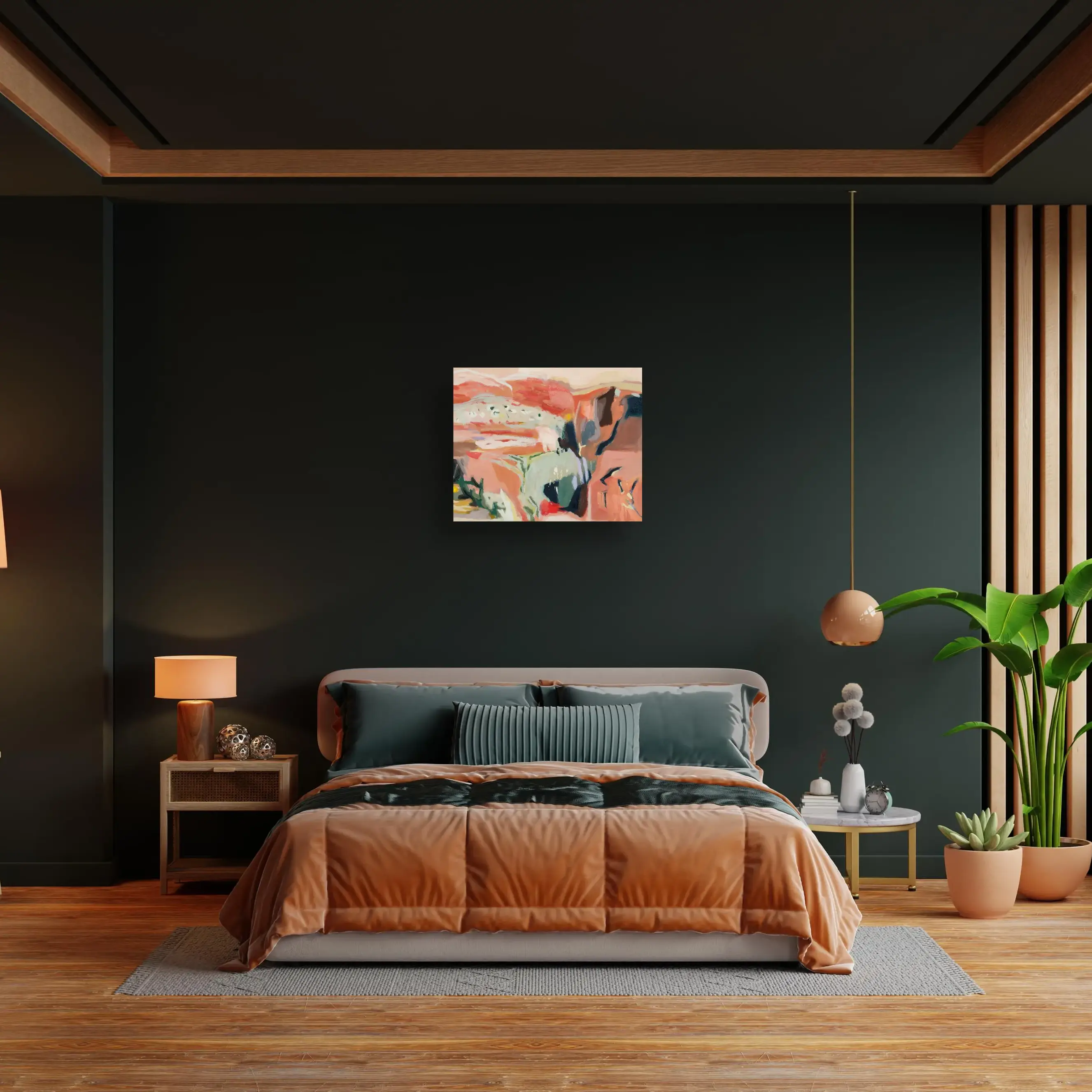 Vast Country  on Bedroom dark green.webp