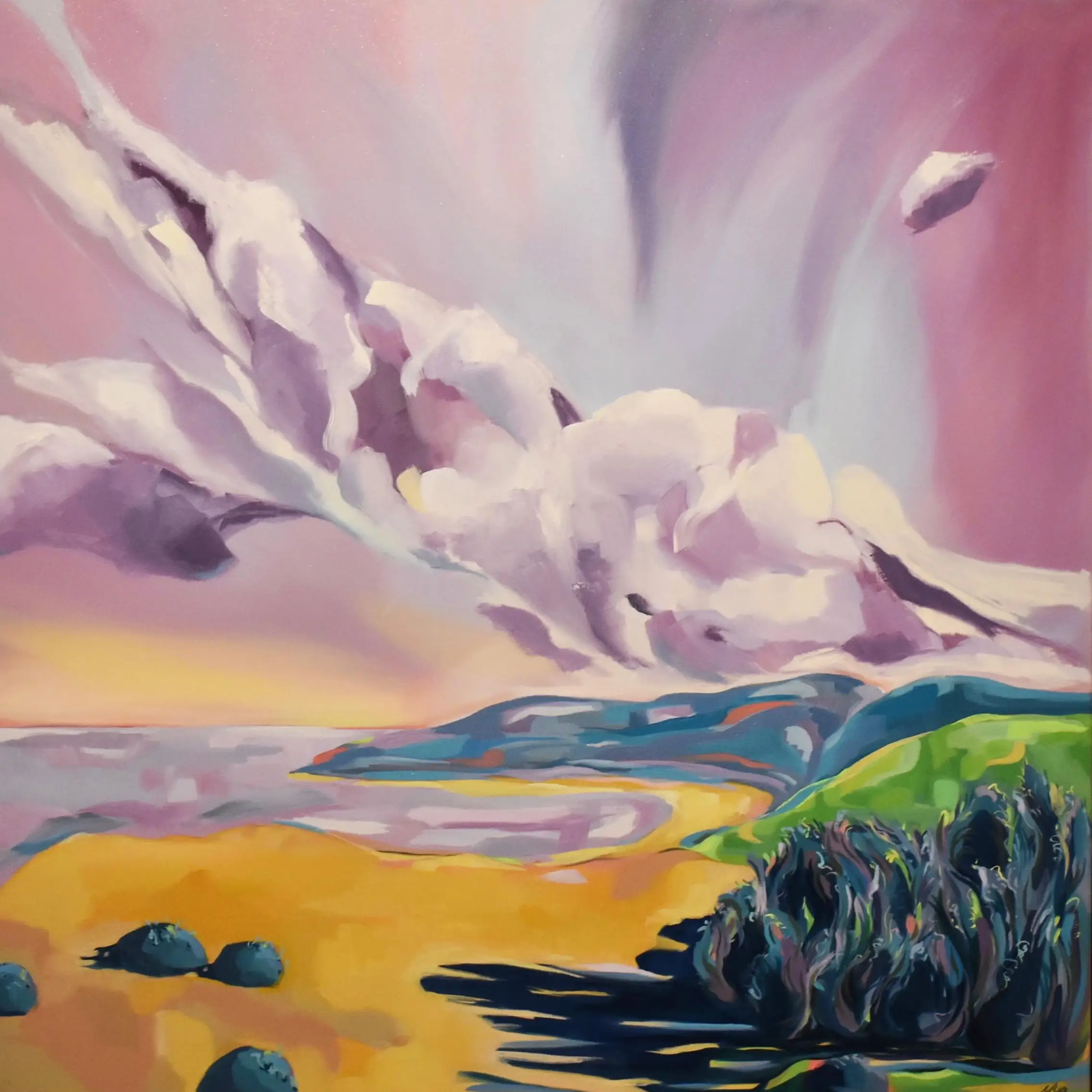 Our Land  94 x 94 cm 