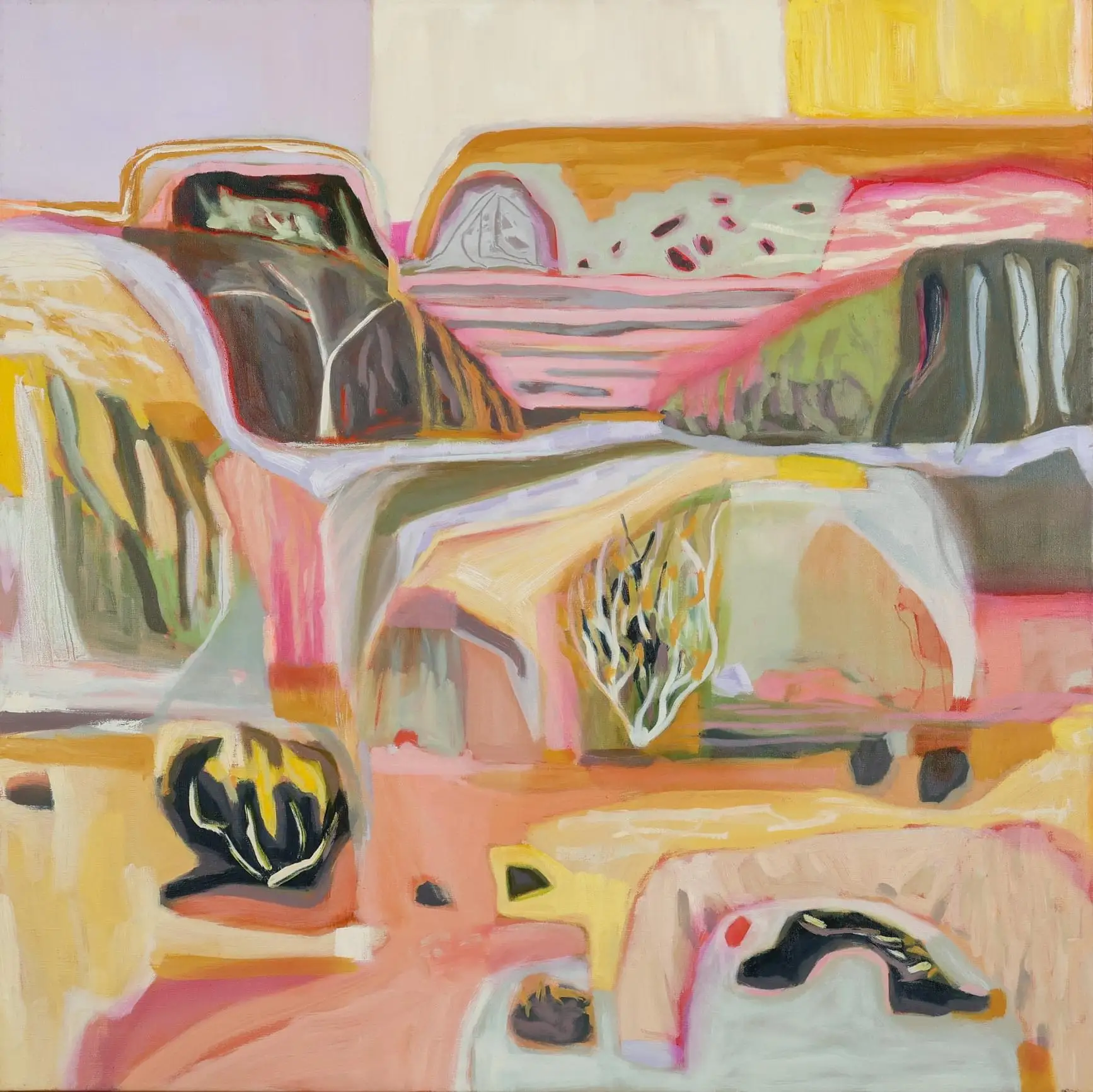 Shari Nye_Horse In The Desert_2026_Oil on linen_94 x 94cm, framed