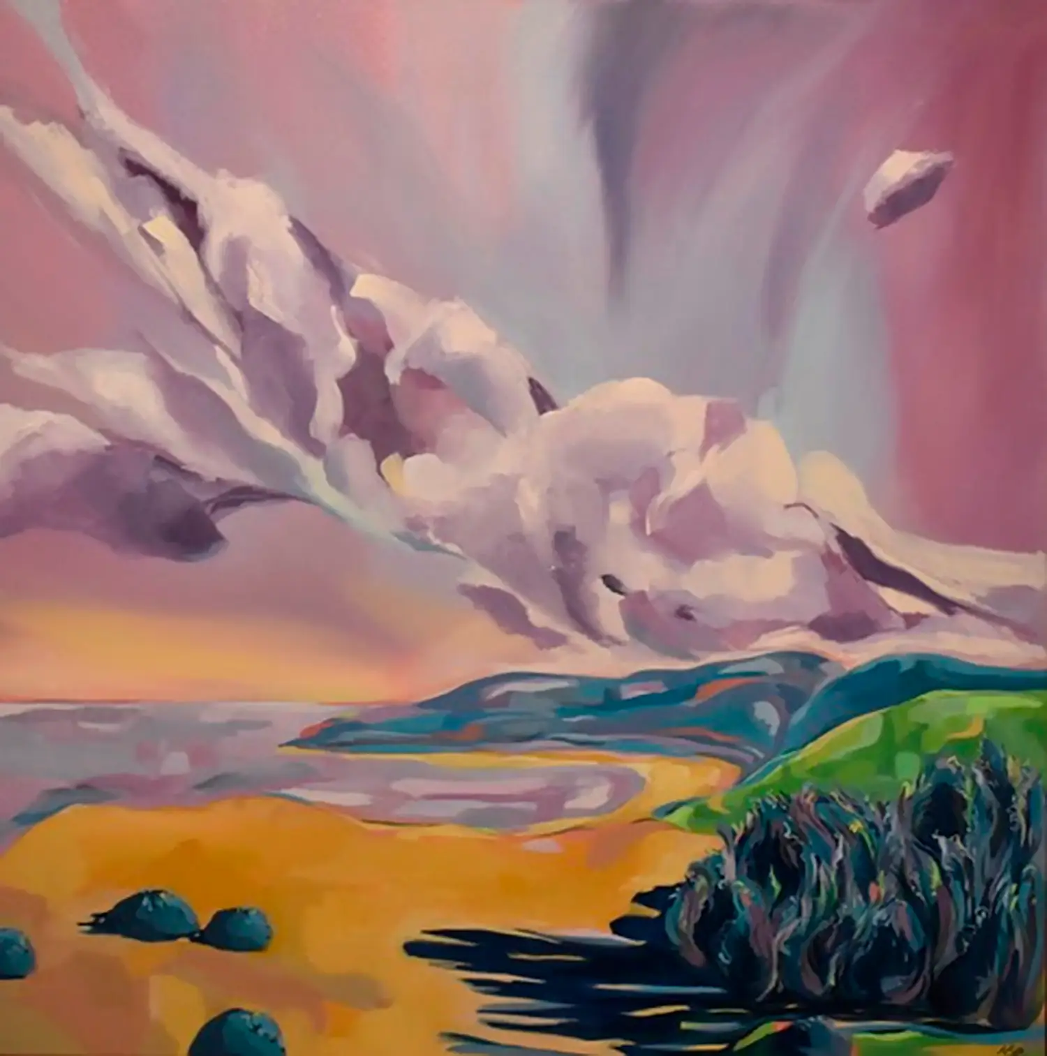 Alive Oil on Canvas 94 x 94 cm 