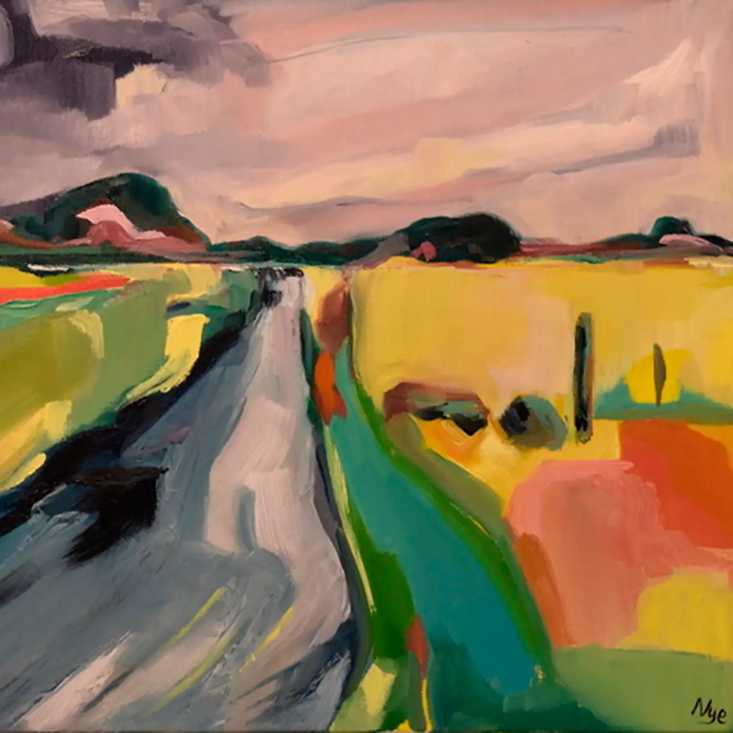 Budj Bim Pulse Oil on Canvas 53 x 33 jpg