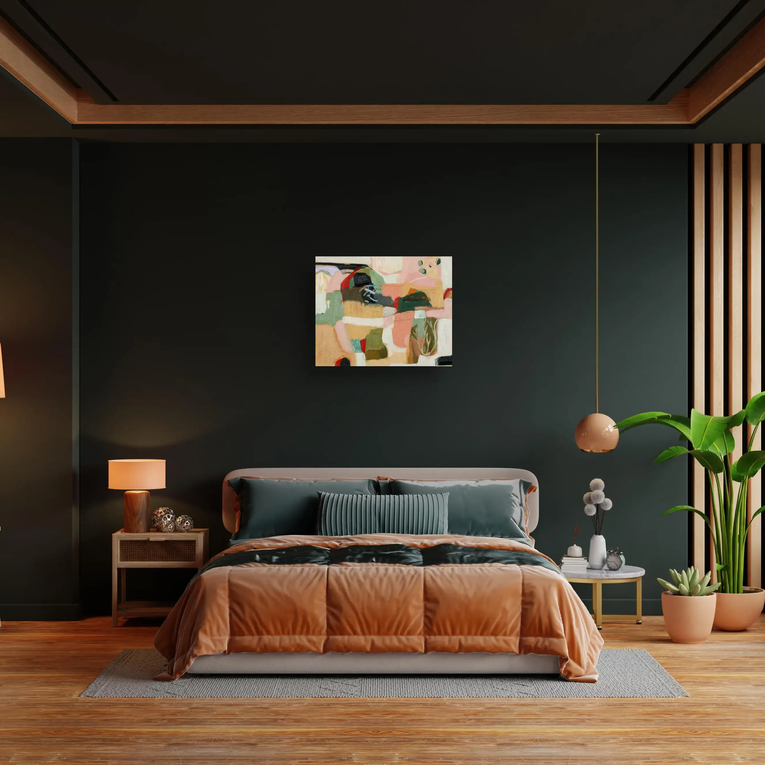 Take Me There on Bedroom dark green.webp