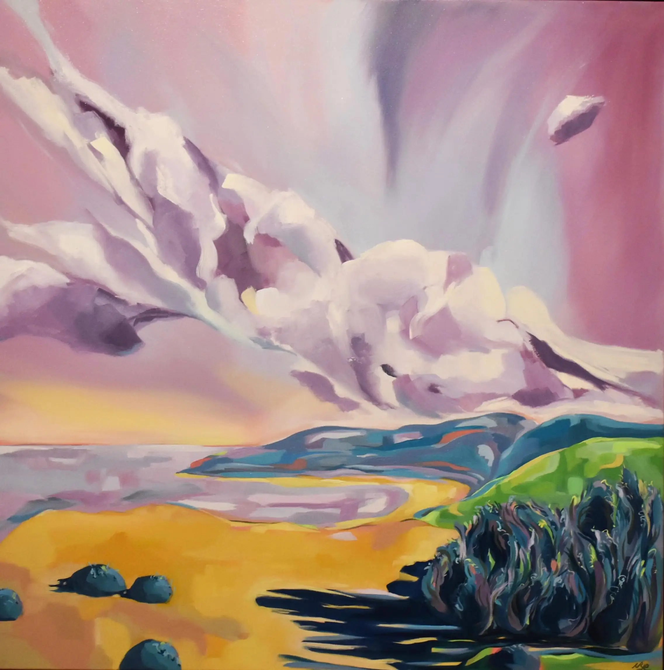 Our Land  94 x 94 cm 