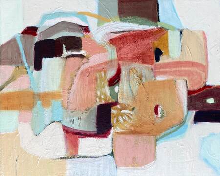 Shari Nye_Ordered Terain_2026_OIl on canvas_54x 44cm_framed jpg